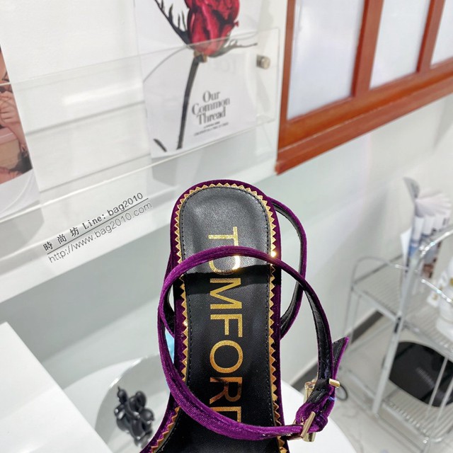 TOM FORD湯姆福特2022春夏專櫃新款女士高跟涼鞋 dx3120